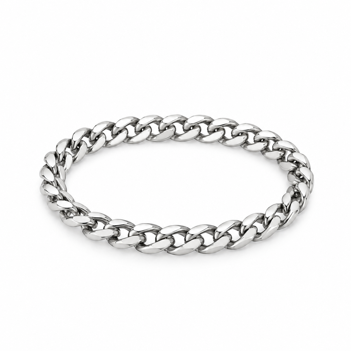 Mario's Cuban Link Stainless Steel Bracelet.