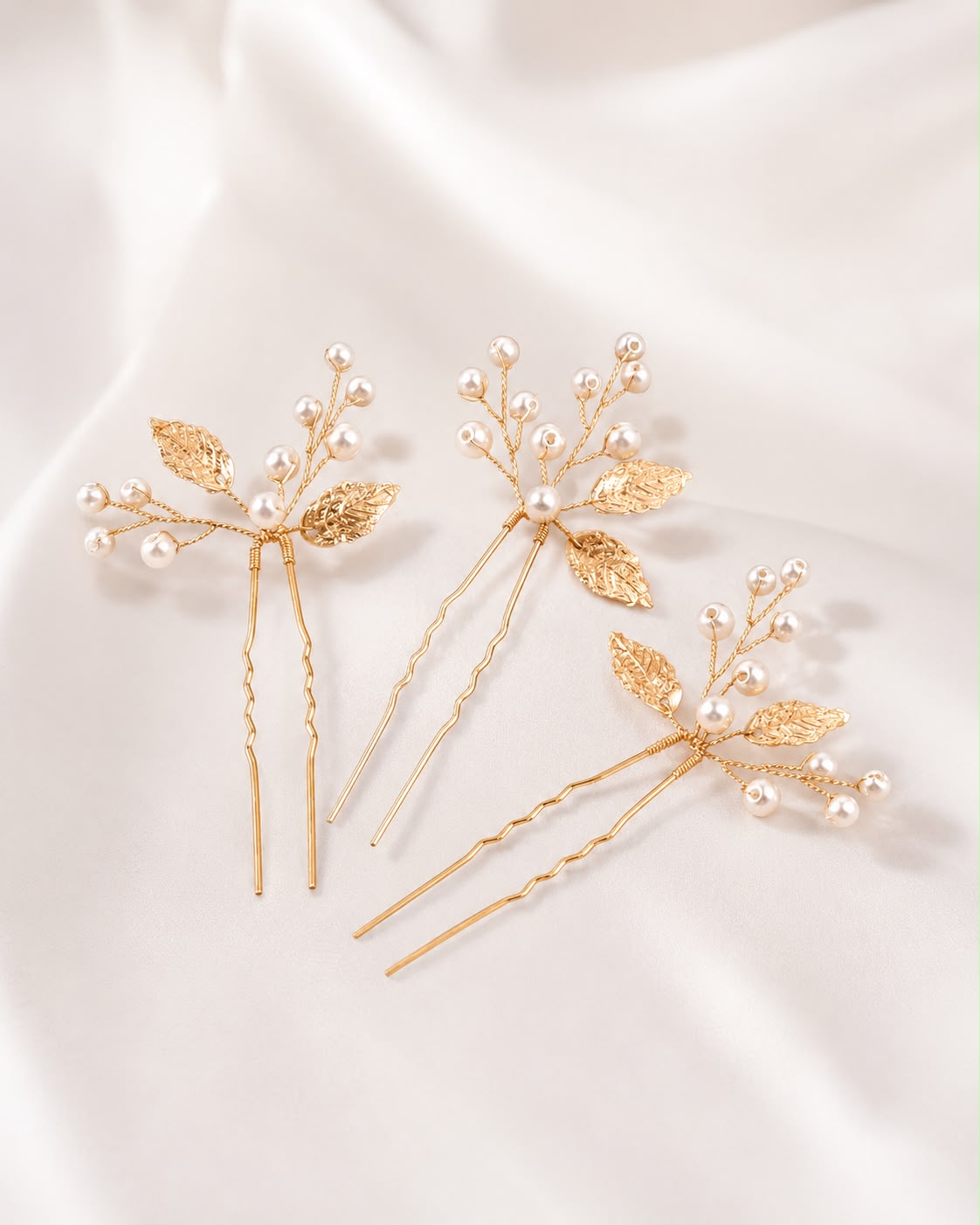 Brillo Knot 3 Pieces Gold Hair Pin