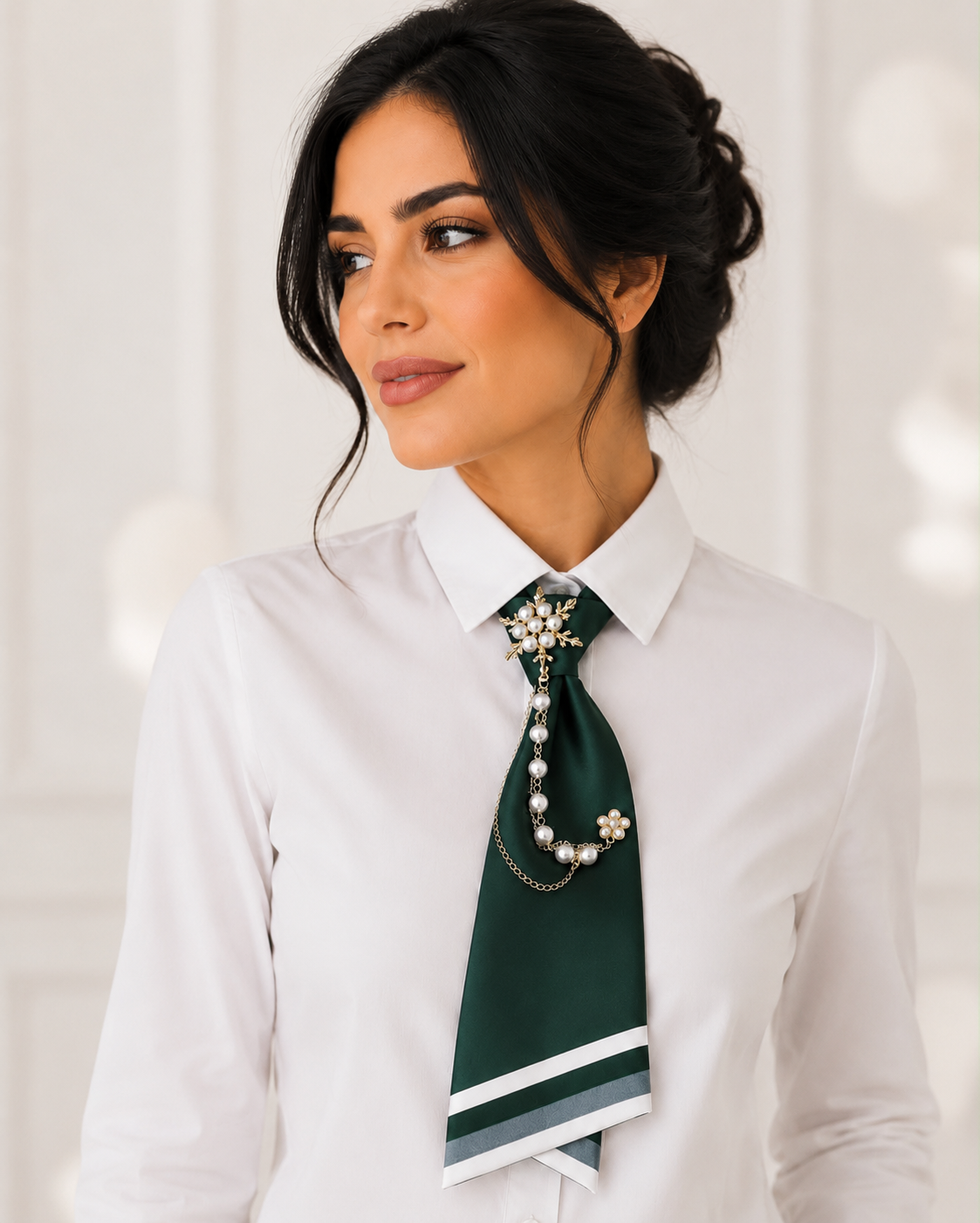 The Elegant Green Tie