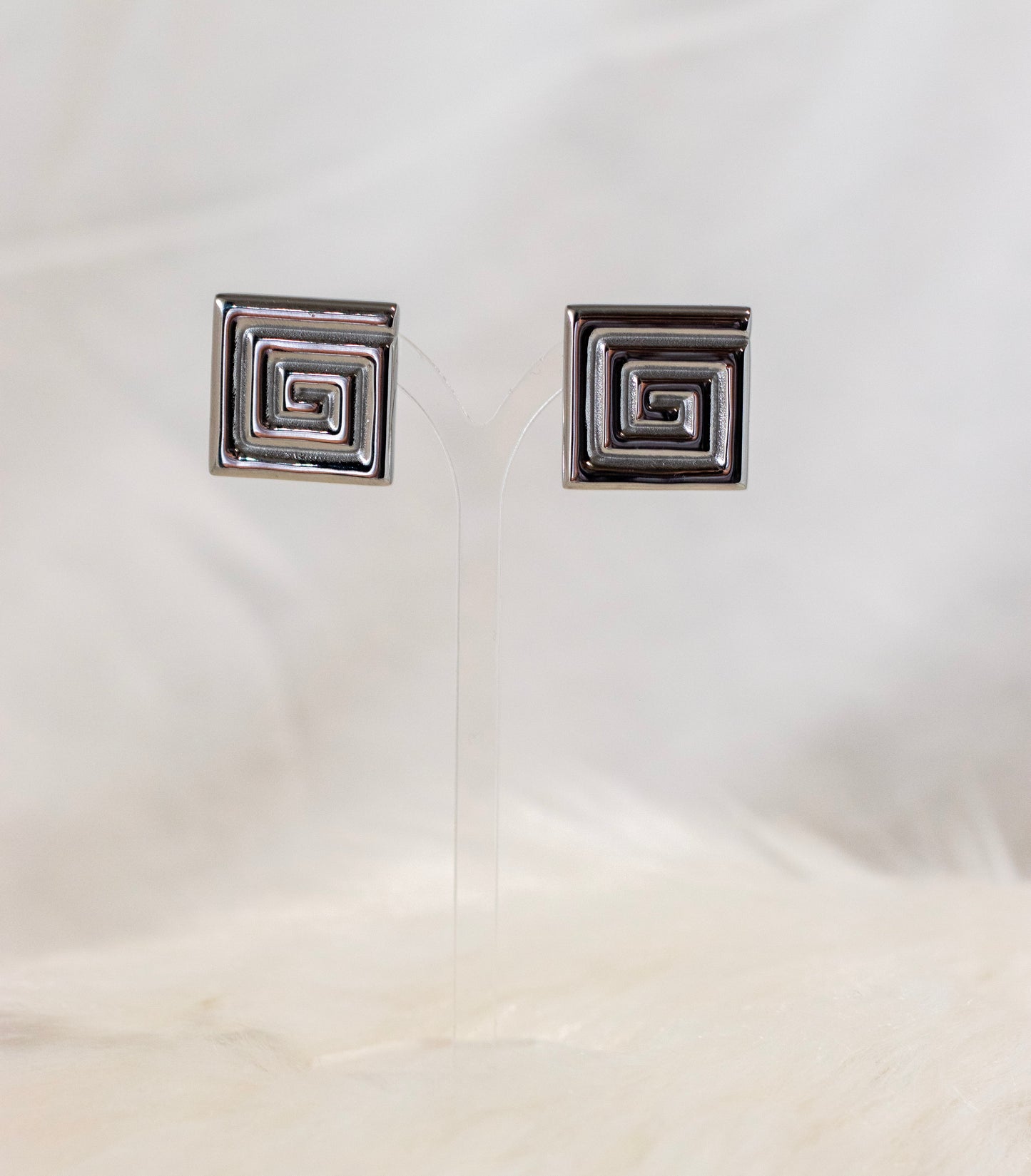 Stainless Steel Fashionable Stud Earrings.