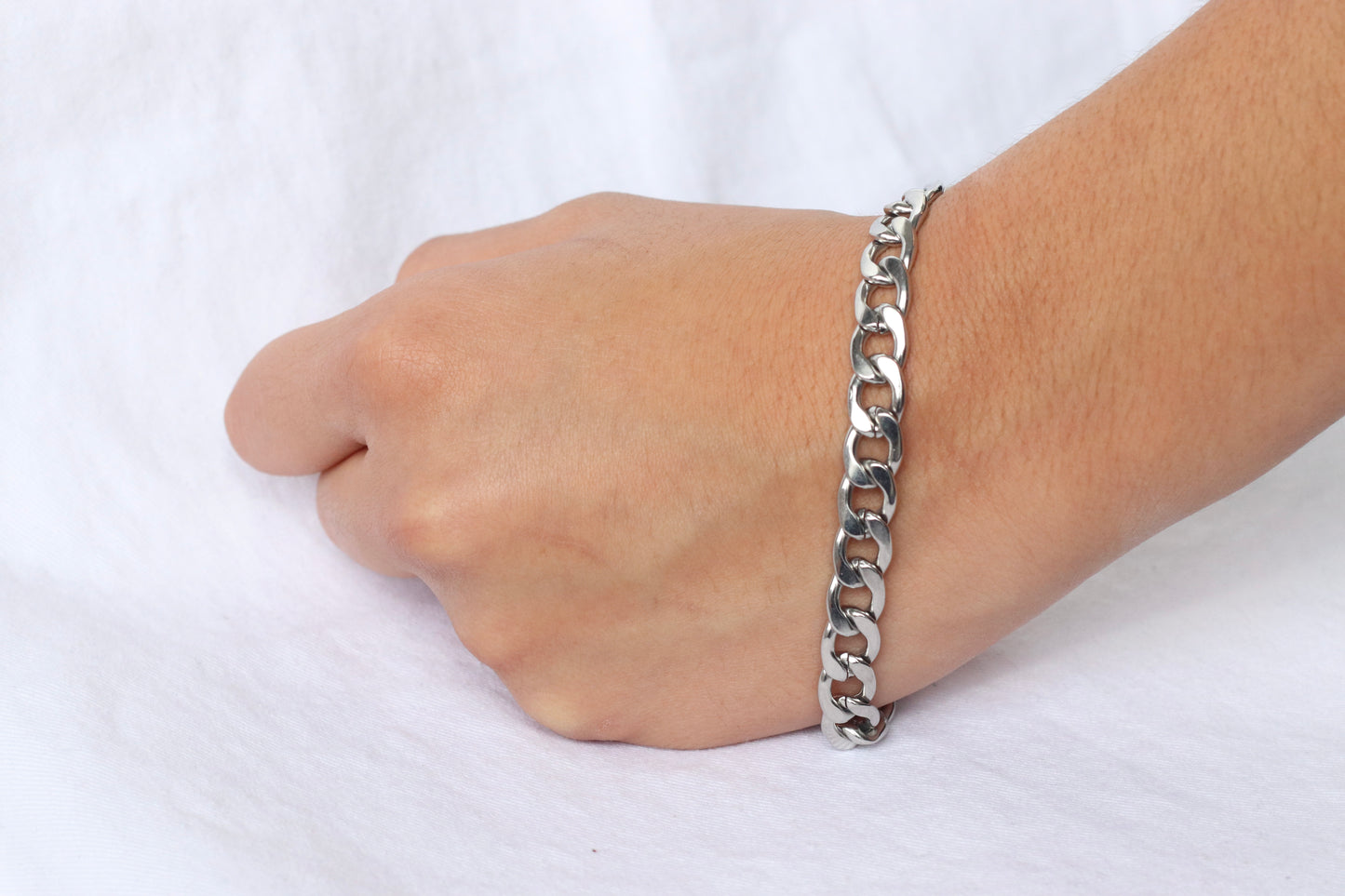 Mario's Cuban Link Stainless Steel Bracelet.