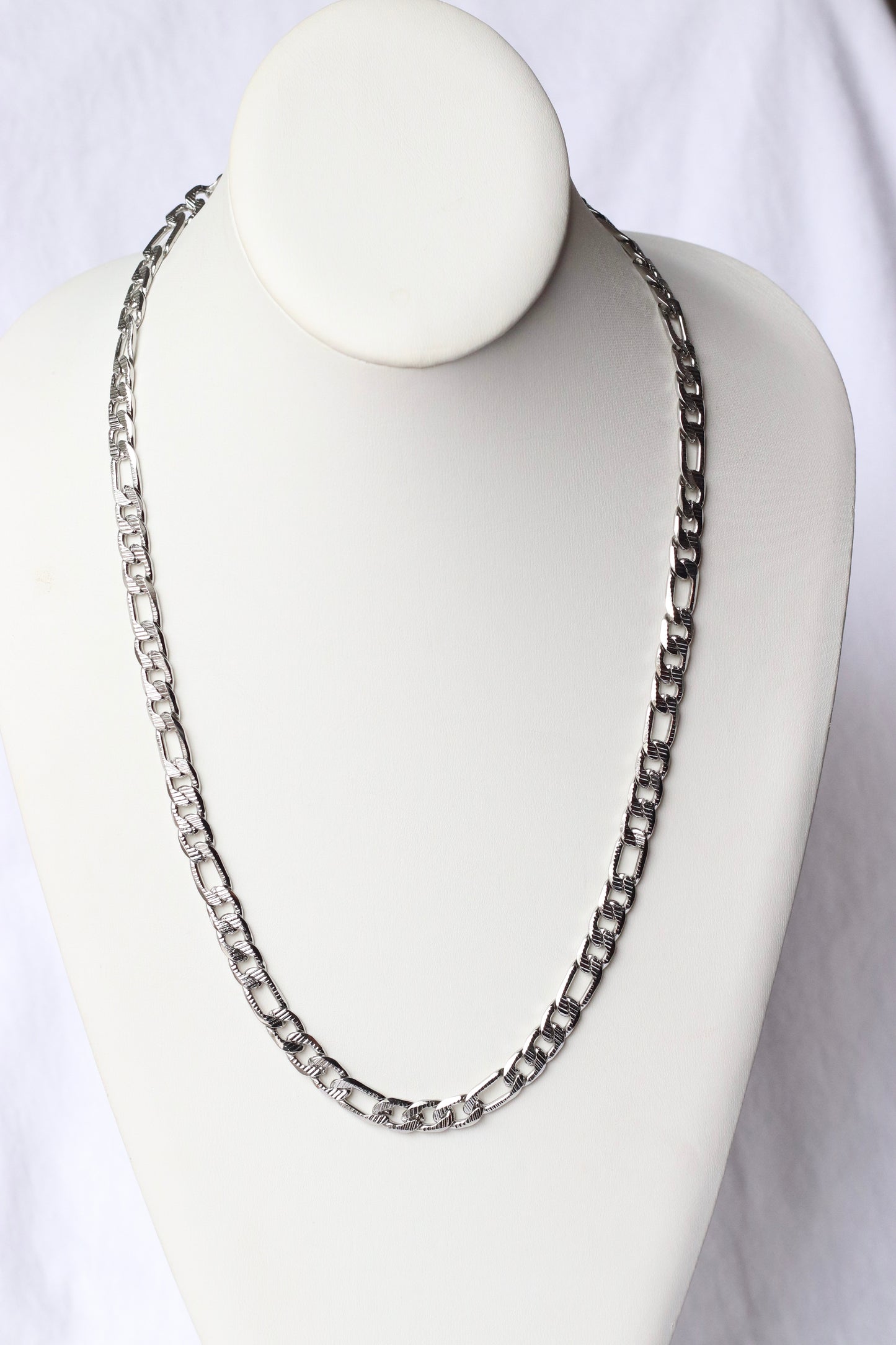 Stainless Steel Terra Link Necklace.