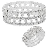 Season of Grace Stretch Bracelet and One Size Ring Set