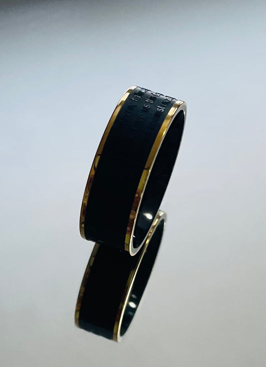 Stainless Steel Greek Accents Band Ring.