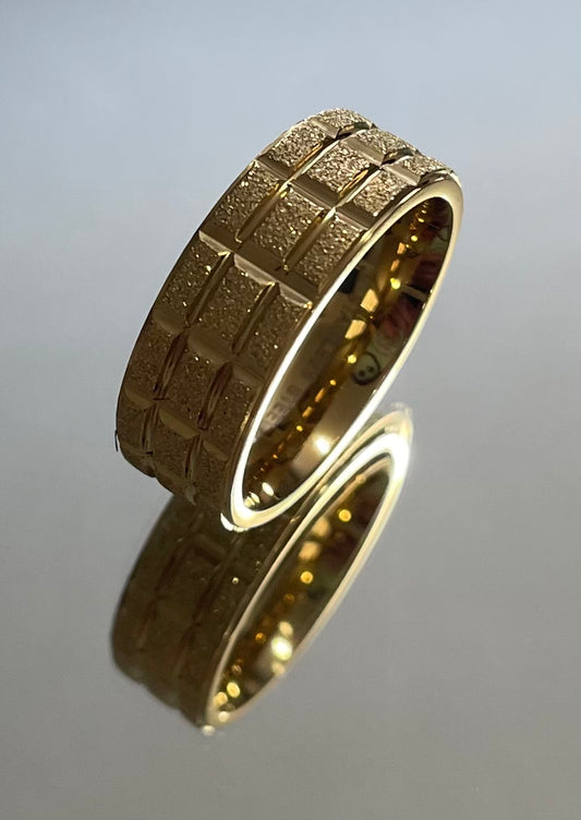 Shining Joy Stainless Steel Gold Ring