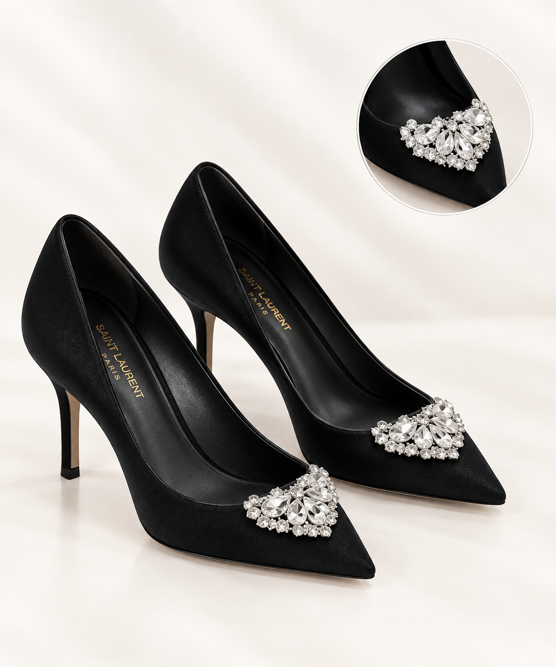 Chic Step Silver Shoe Clips