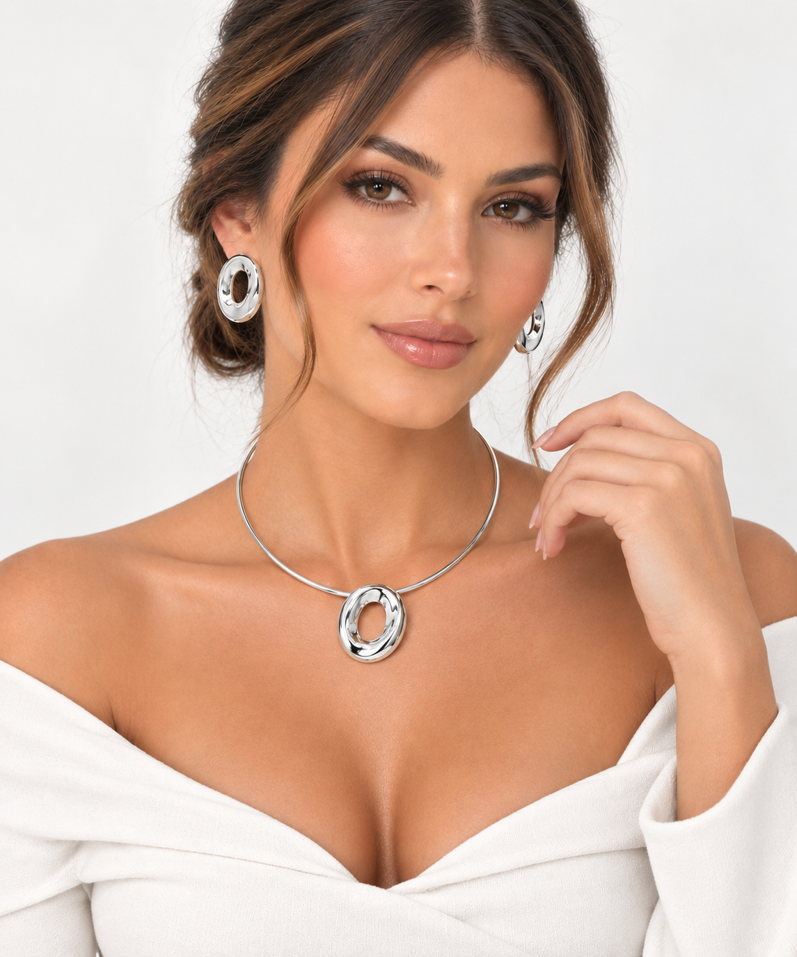 Coqueta Stainless Steel 2 Pcs Jewelry Set