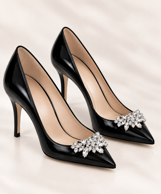 Chic Step Silver Shoe Clips