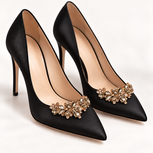 Chic Step Gold Shoe Clips