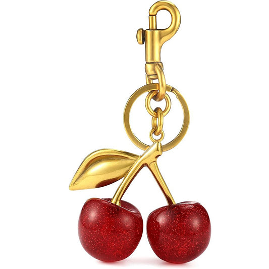 Cherry Pendant Keychain