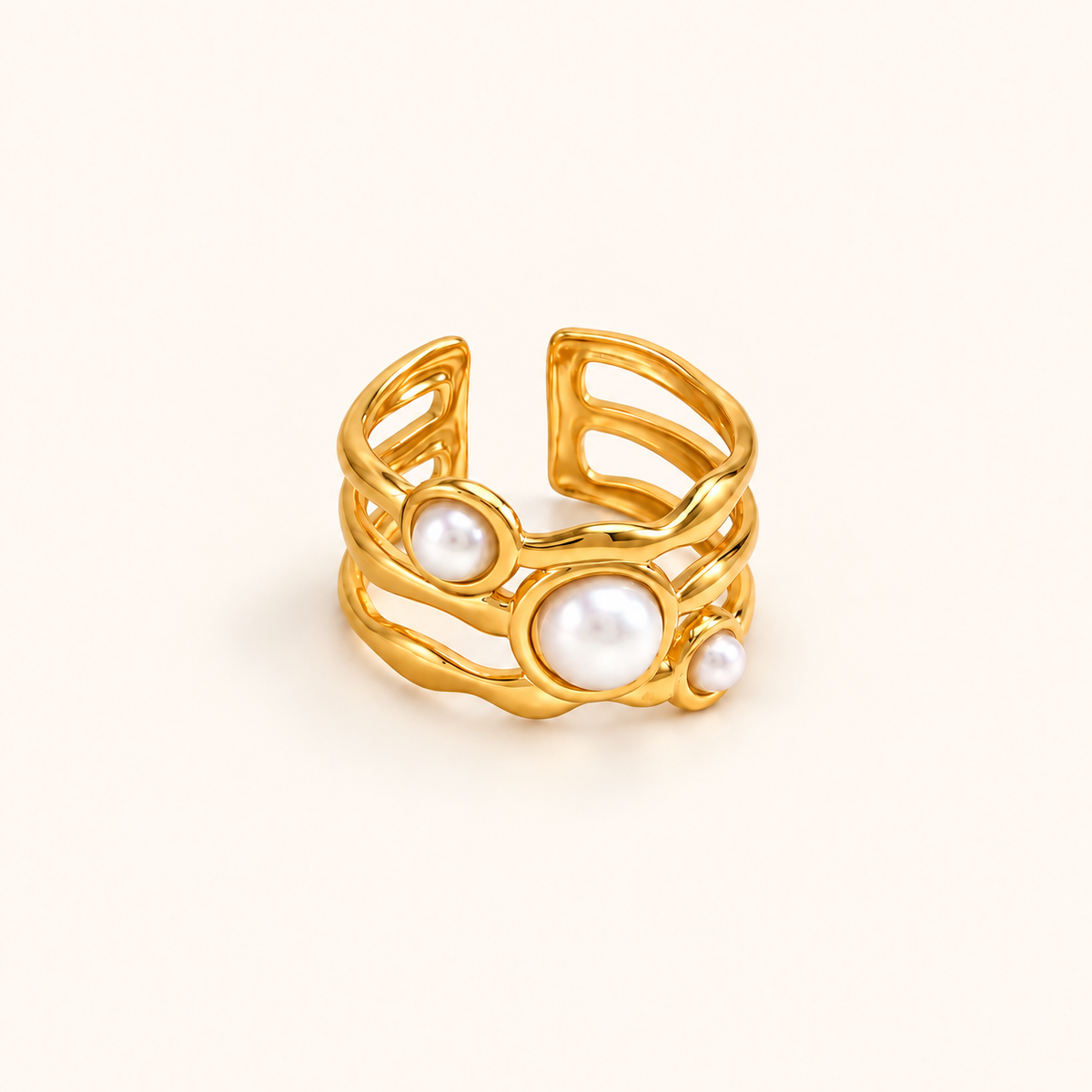 Dulce Encanto Stainless Steel Adjustable Ring