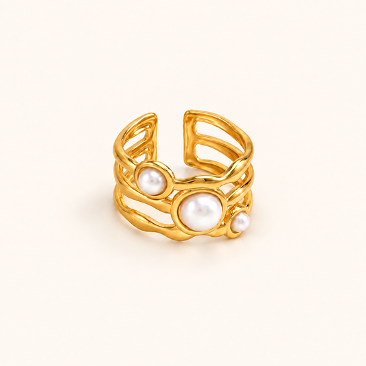 Dulce Encanto Stainless Steel Adjustable Ring