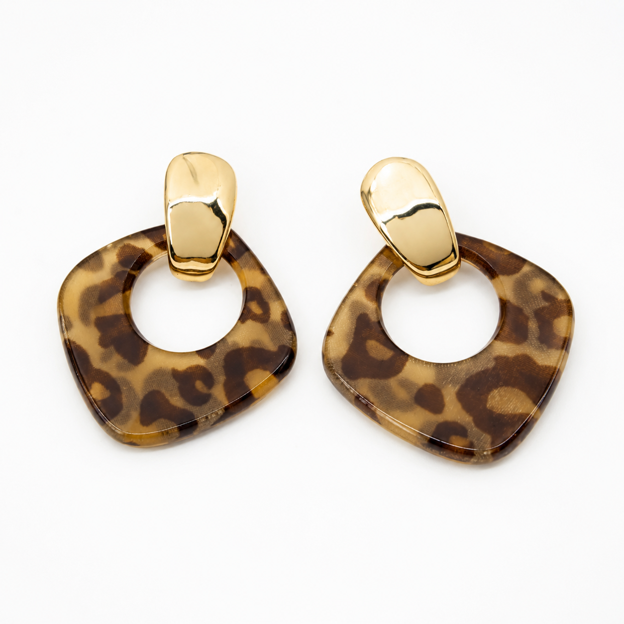 Cozy Autumn Leopard Earrings