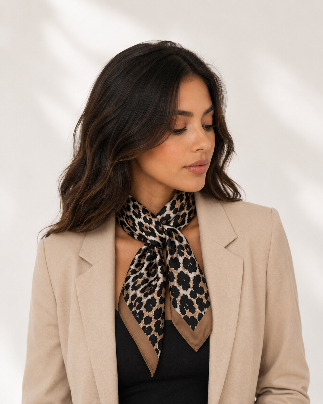 Leopard Silk Scarf