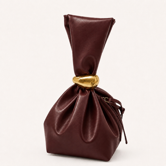 Velvet Rouge Drawstring Bag
