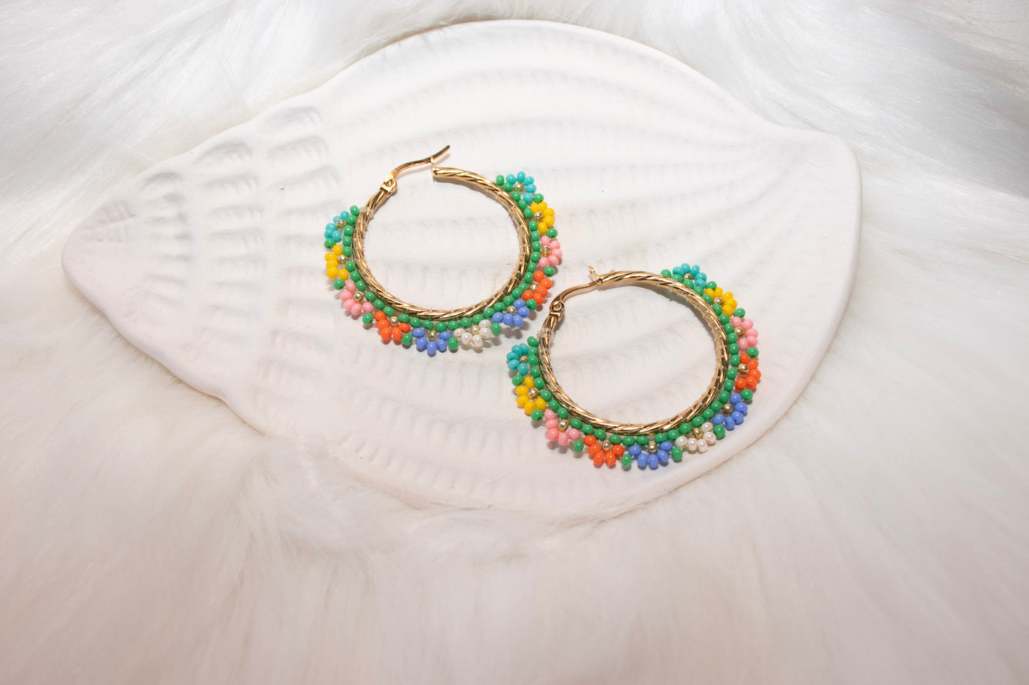 Chakra Hoop Earrings.