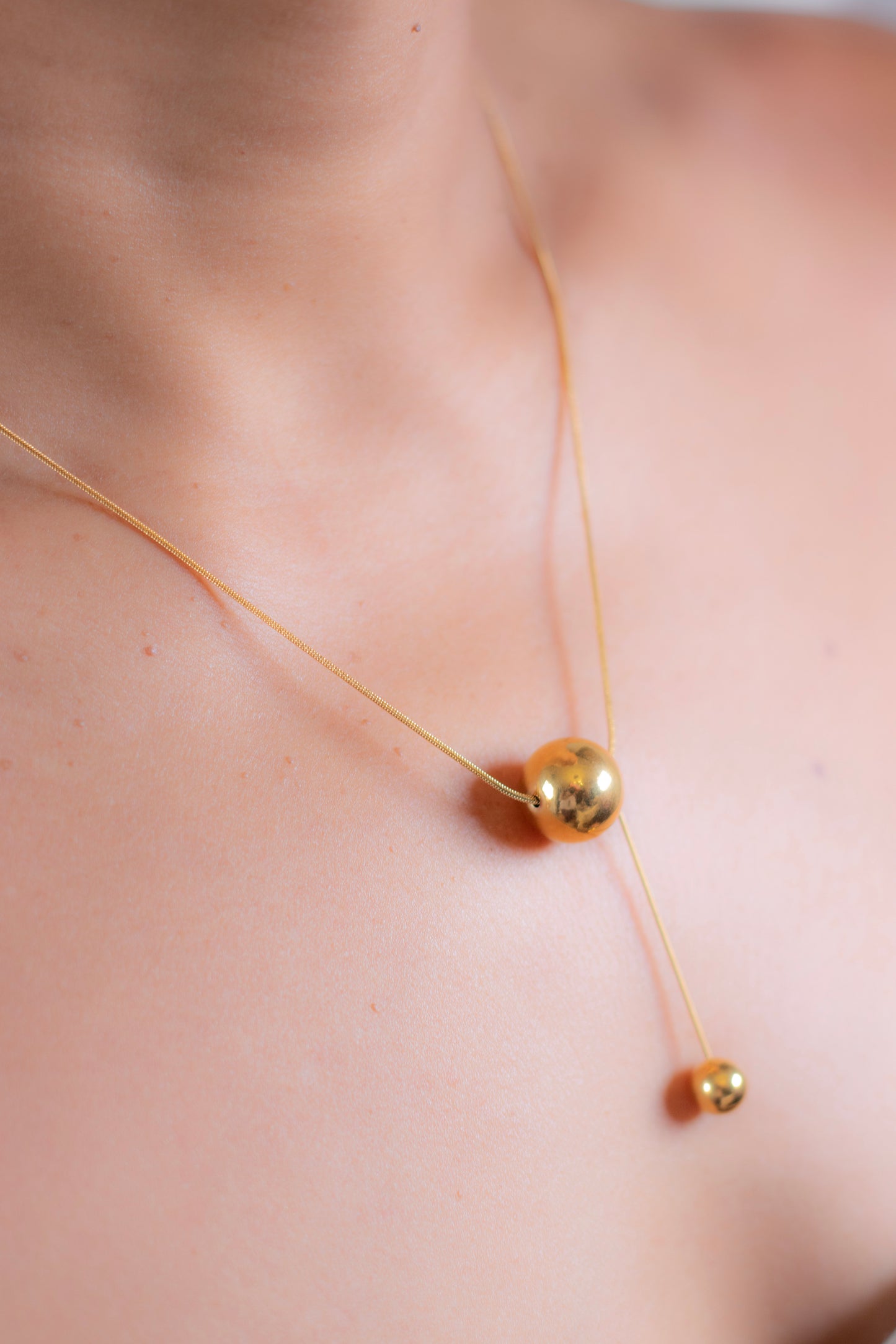 Sunkissed Serenity Gold Plated Necklace.