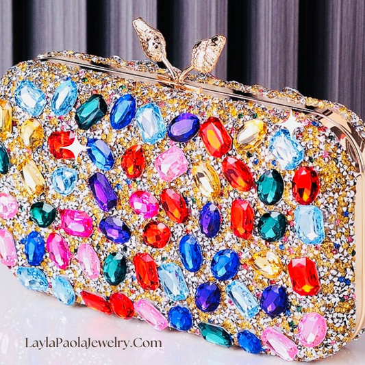 GlamOn Colourful Evening Bag.