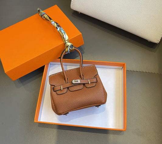 Brown Chic Mini Purse AirPod Case