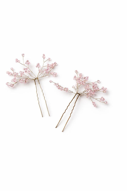 Aurora Pink 2 Pieces Hair Pin