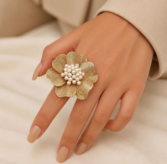 Bloom Radiance Open Ring