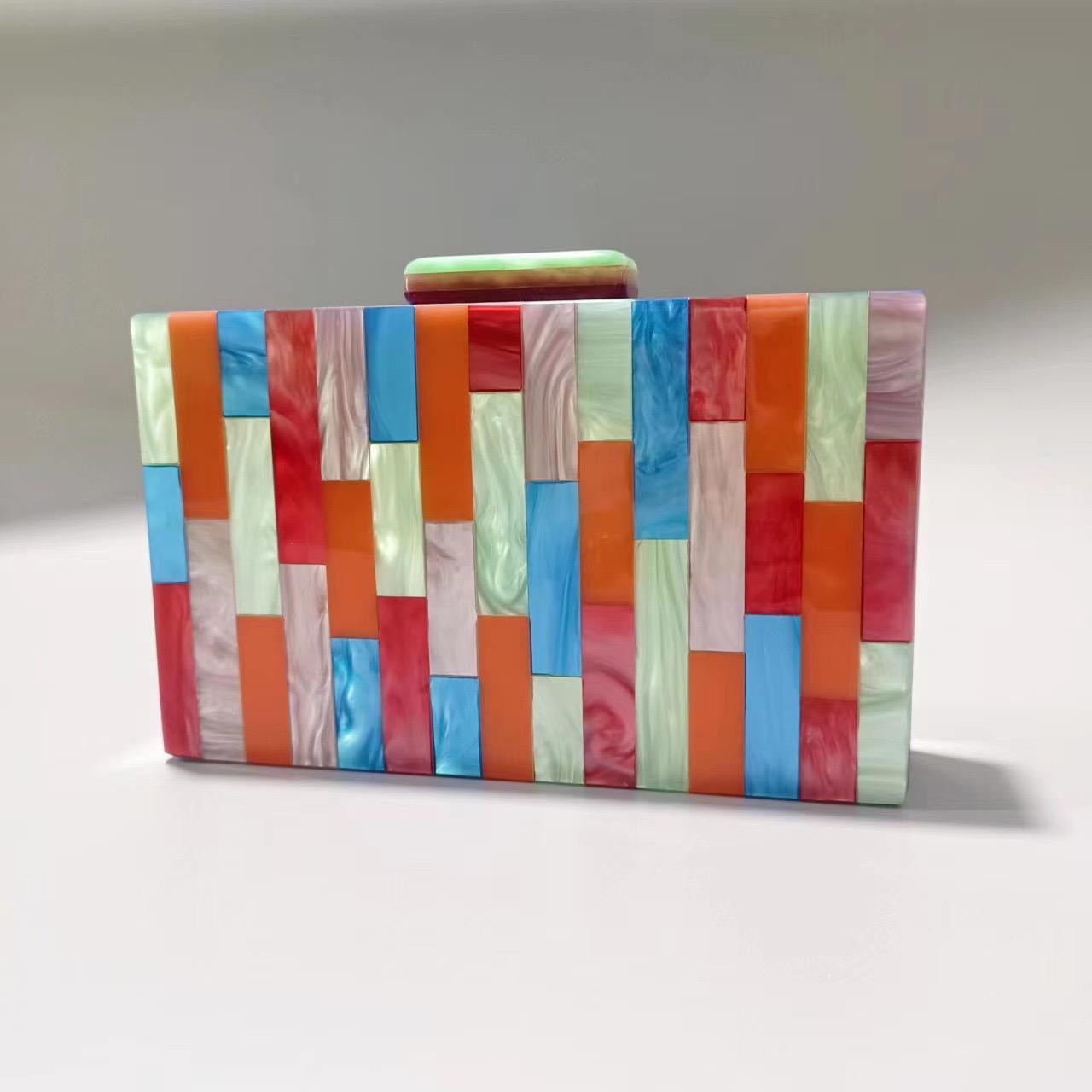 Summer Reina Acrylic Clutch Purse