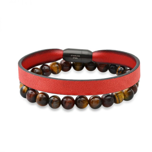 Men's Atlas Beads 2 Pcs Set Bracelet
