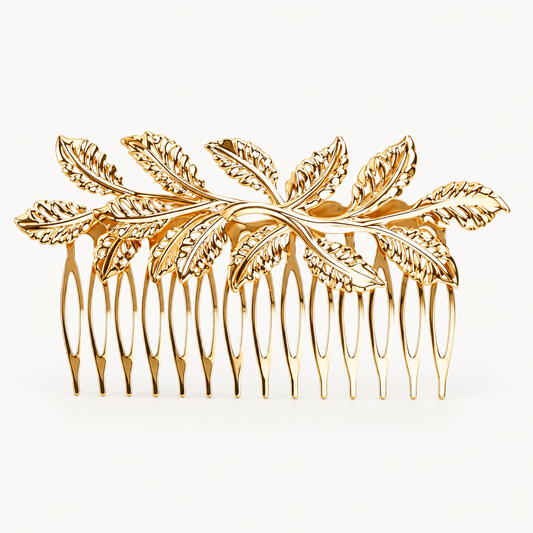 Gold Glow Hair Comb