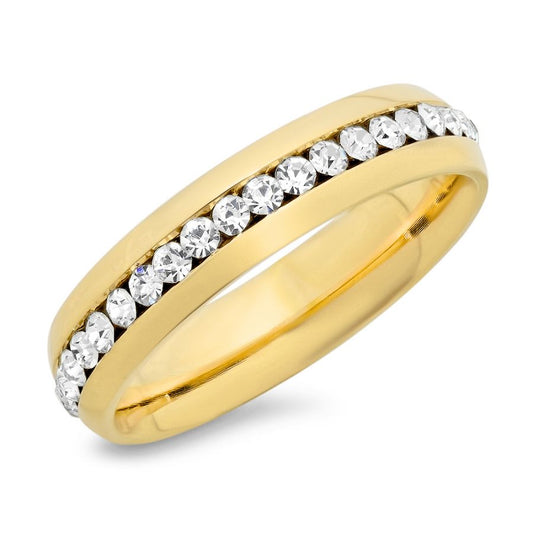Promise of Light  Gold Plated 18K Stainless Steel Ring